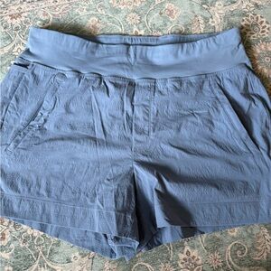 Athleta Trekkie North Blue Shorts